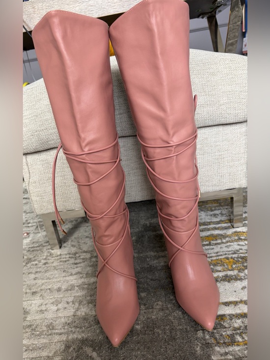 Journee Collection Shoes - Journee - Kaavia Wide Calf Boot in Rose, size 8.5